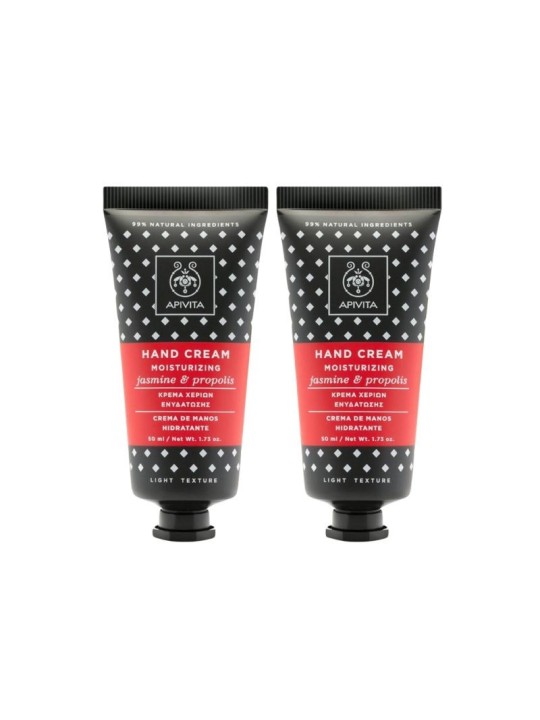 Apivita duplo crema de manos jasmine y propolis 2º al 50 %