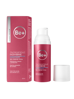 Be+ energifique hombre hidratante gel confort total 50ml