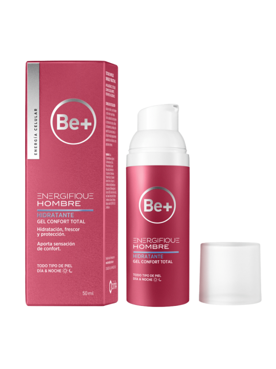 Be+ energifique hombre hidratante gel confort total 50ml