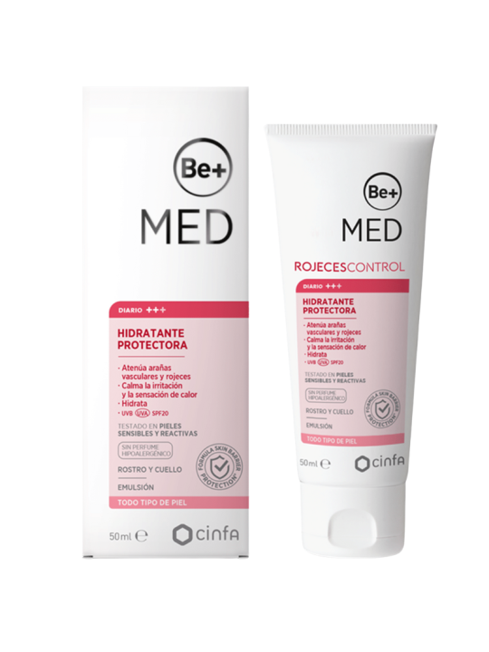 Be+ med rojeces control hidratante protectora spf20 todo tipo de piel 50ml