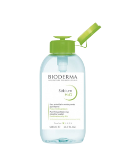 Bioderma sebium H2O con dispensador pump 500cc