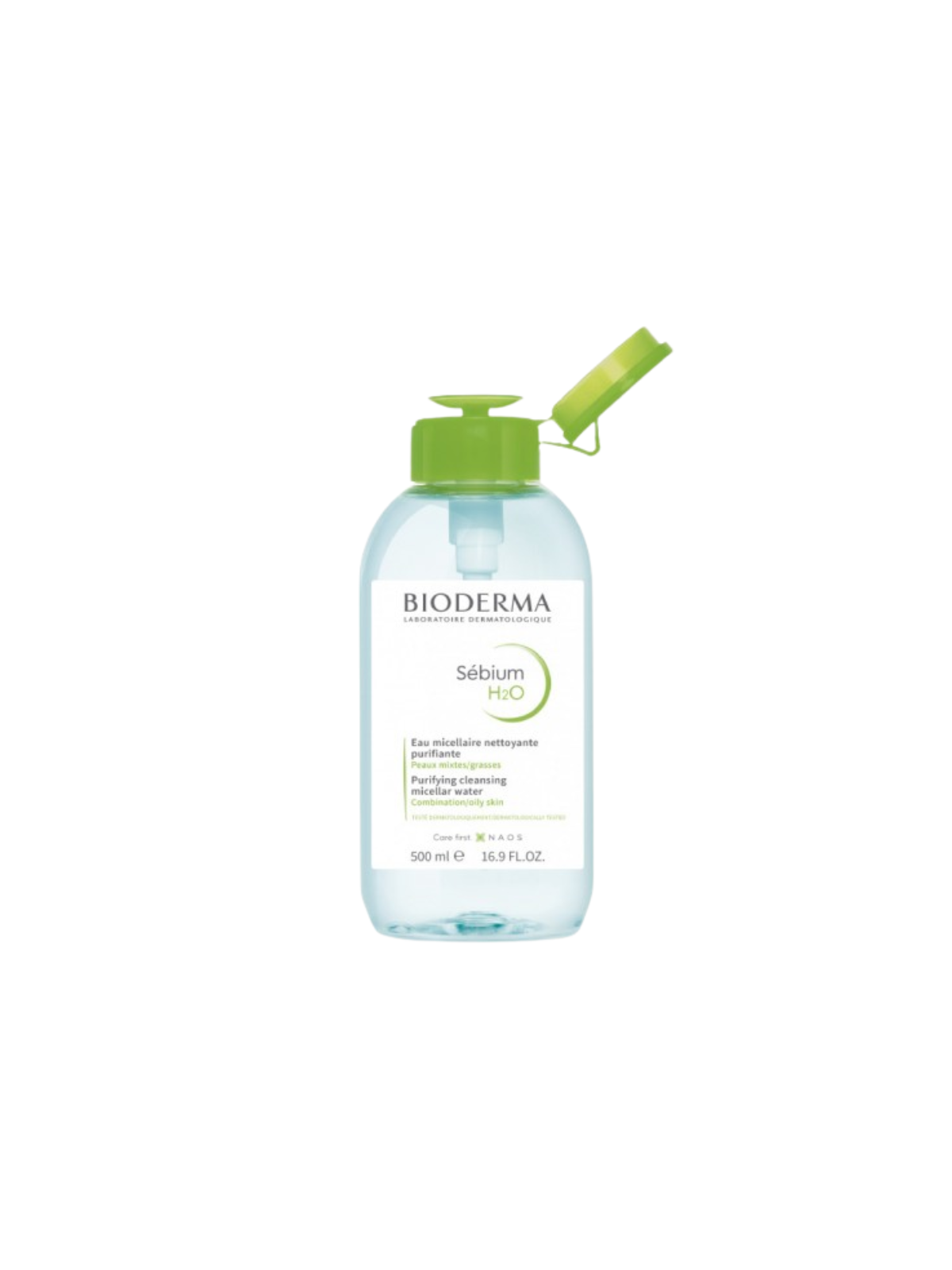 Bioderma sebium H2O con dispensador pump 500cc