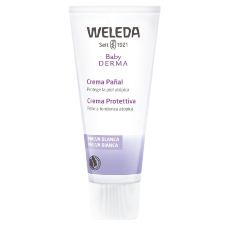 Weleda baby crema pañal bebe malva blanca