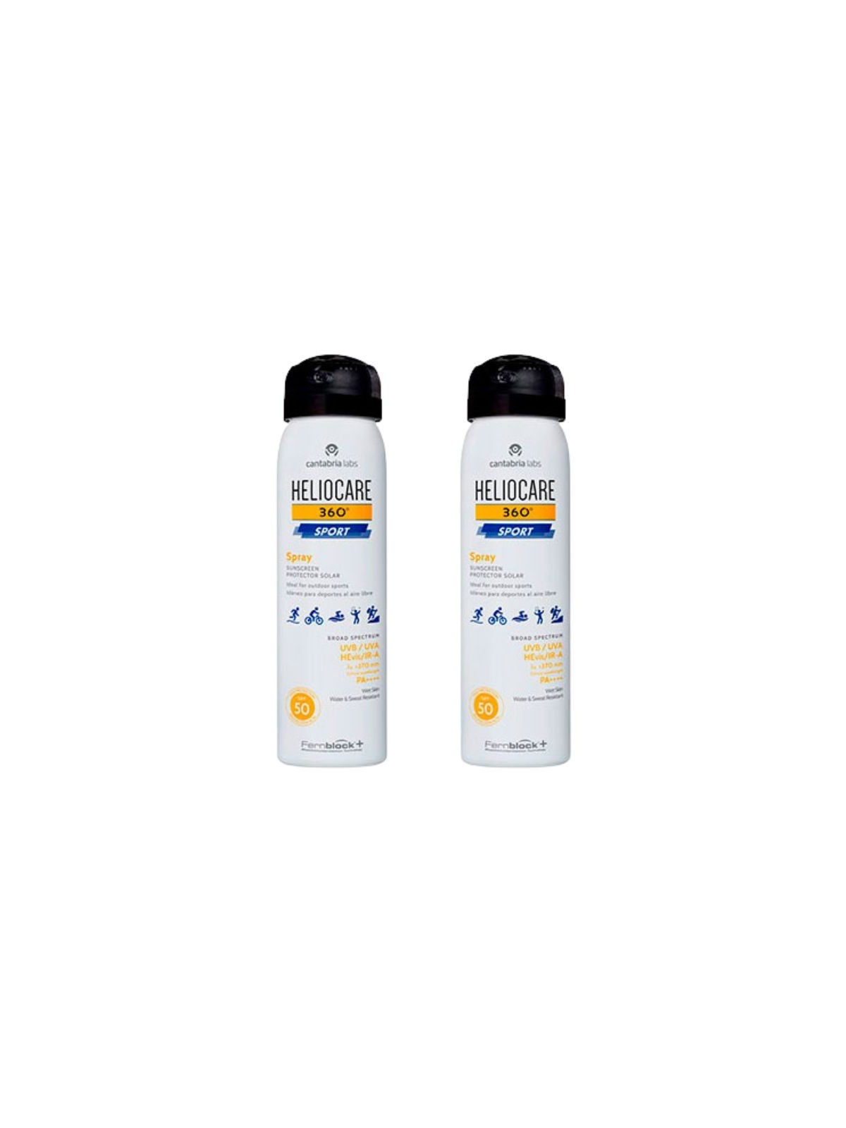 Heliocare 360 sport duplo spray SPF50