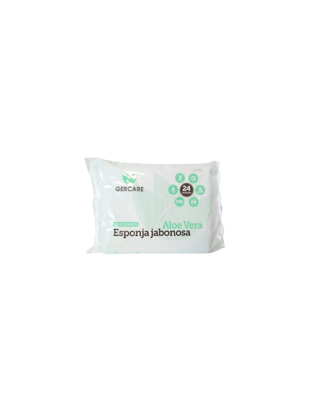 Gercare esponja jabonosa con aloe vera -  24 esponjas