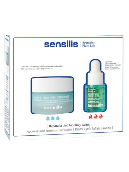 Sensilis pack skin rescue barrier 50ml + skin rescue serum 15ml