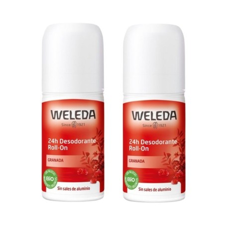 Weleda Duplo Desodorante Granada 24h Roll on 50ml + 50ml