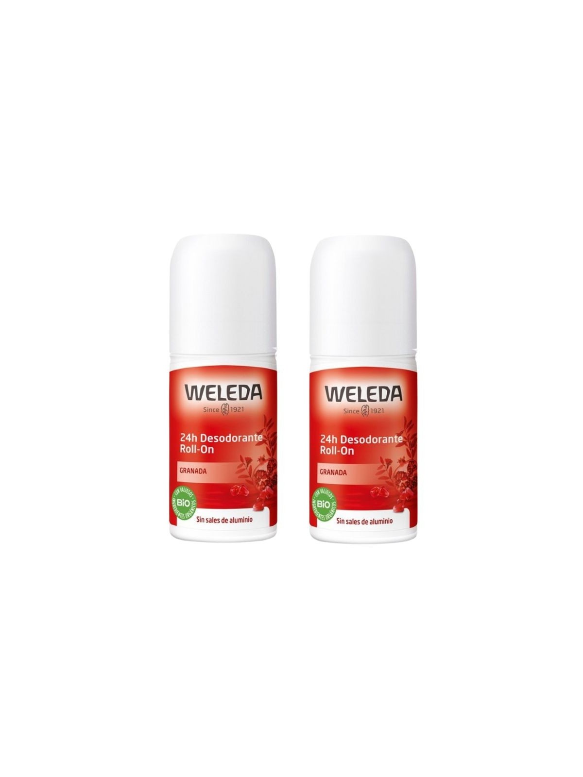 Weleda Duplo Desodorante Granada 24h Roll on 50ml + 50ml