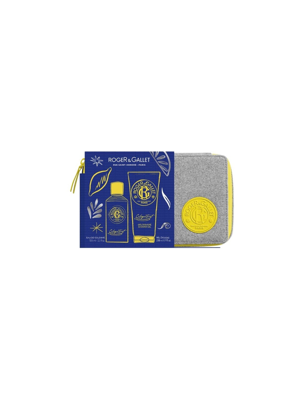 Roger & Gallet neceser homme cologne twist + gel ducha 200ml
