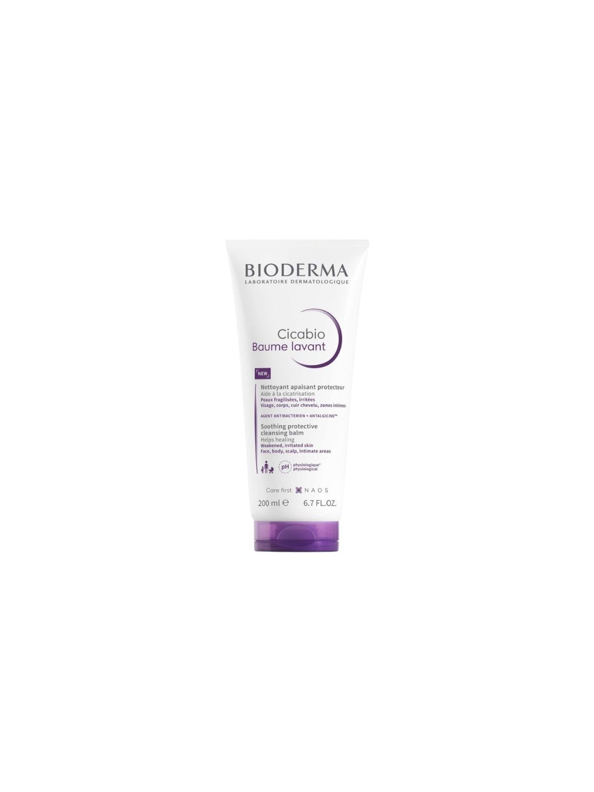 Bioderma cicabio baume lavant 1 tubo 200ml