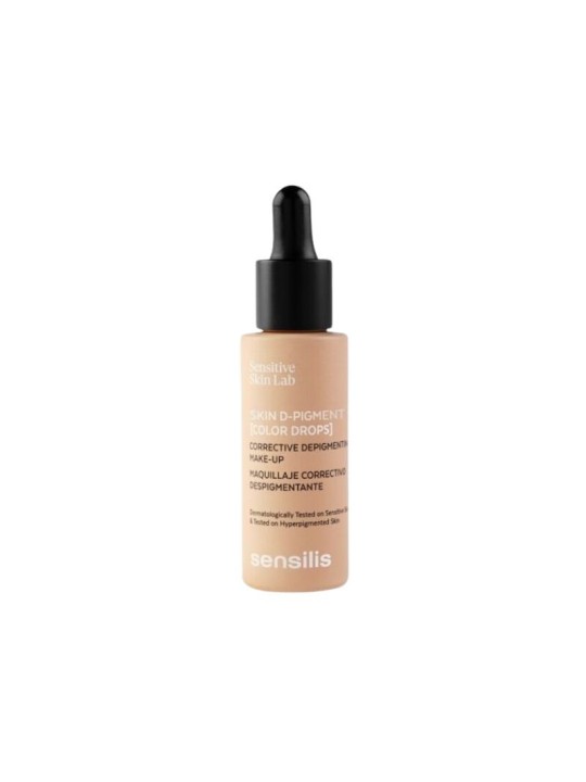 Sensilis skin d-pigment color drops maquillaje correctivo despigmentante 30ml color 02