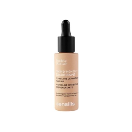 Sensilis skin d-pigment color drops maquillaje correctivo despigmentante 30ml color 02