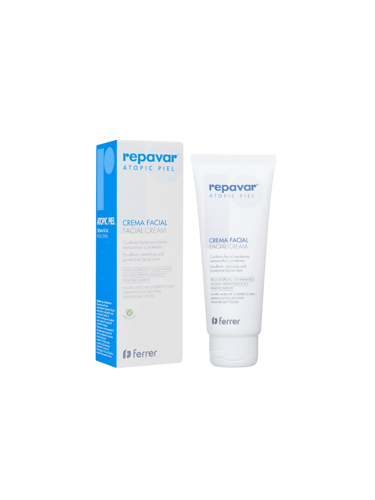 Repavar atopic piel crema facial 50ml