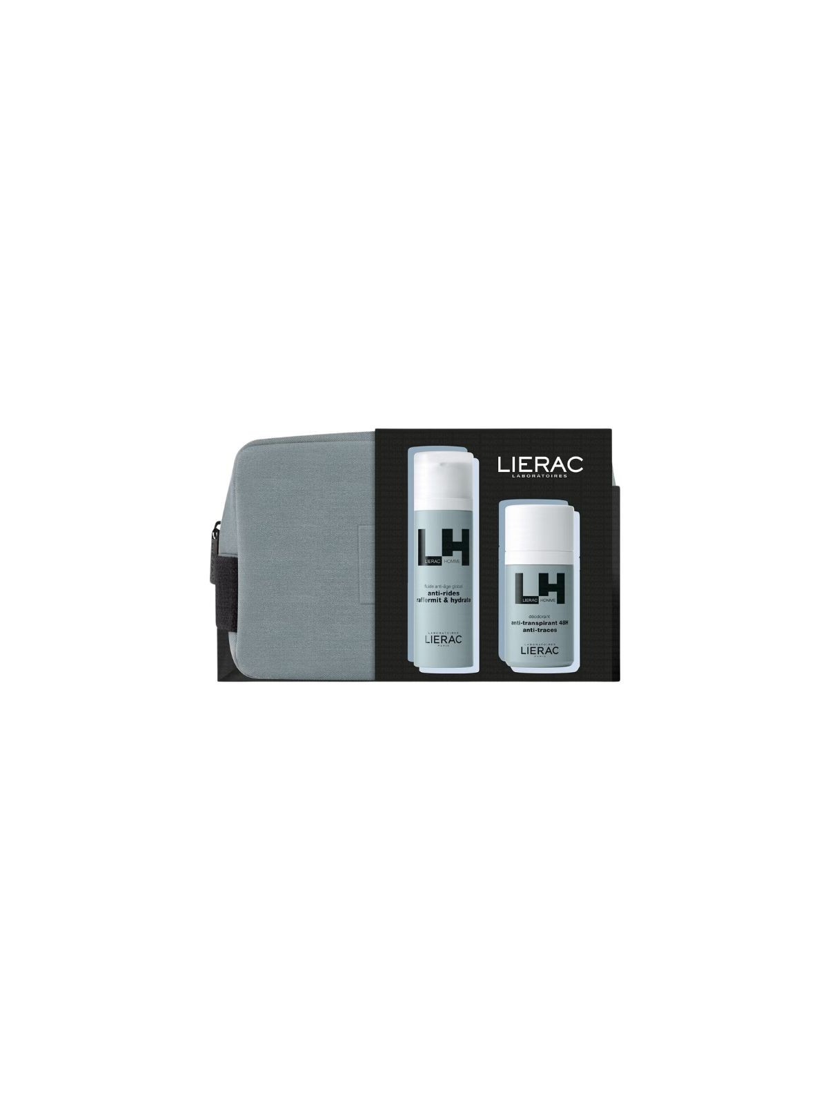 Lierac homme neceser fluído antiedad + desodorante 48h