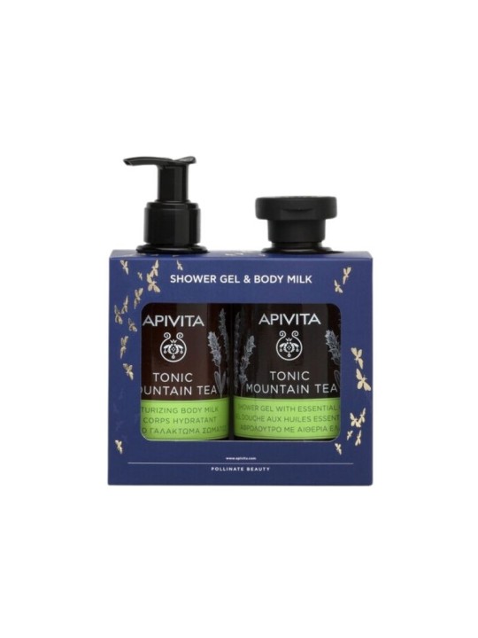 Apivita pack mountain tea gel y leche corporal