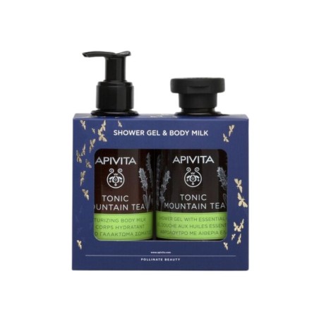 Apivita pack mountain tea gel y leche corporal
