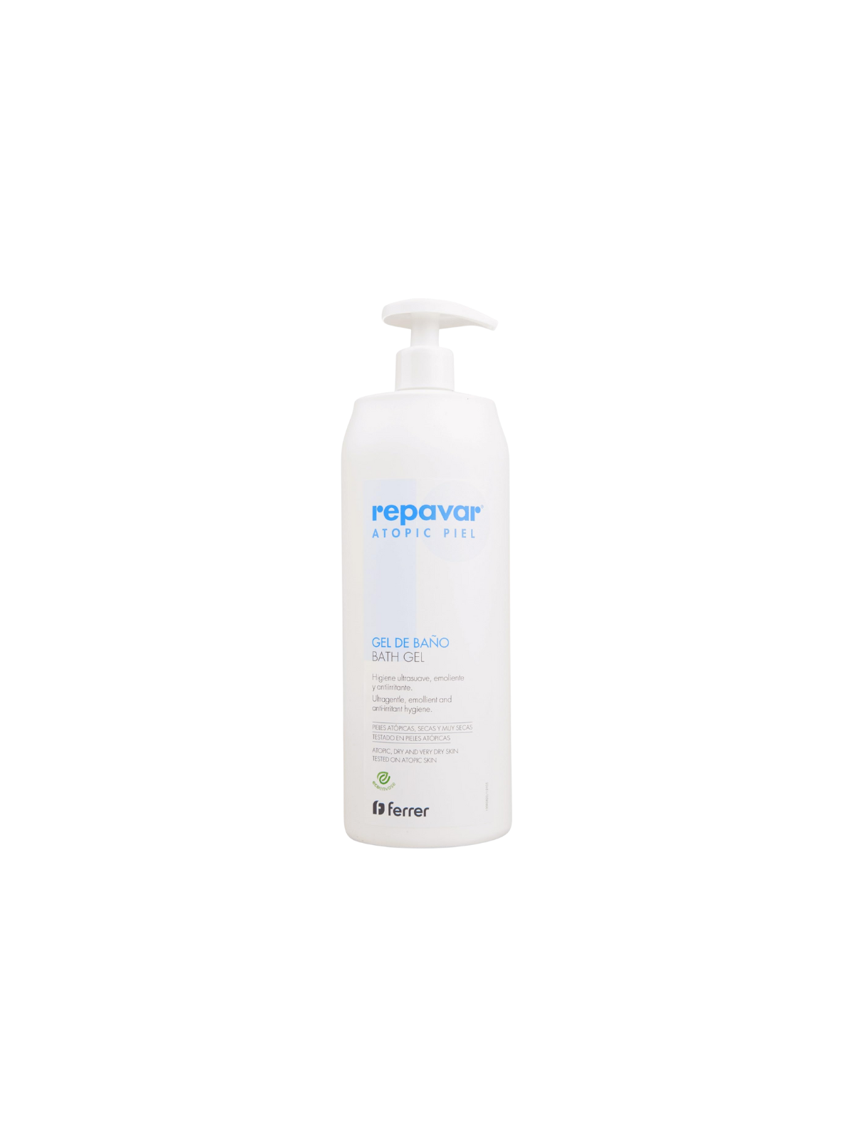 Repavar Atopic piel gel de baño 750 ml