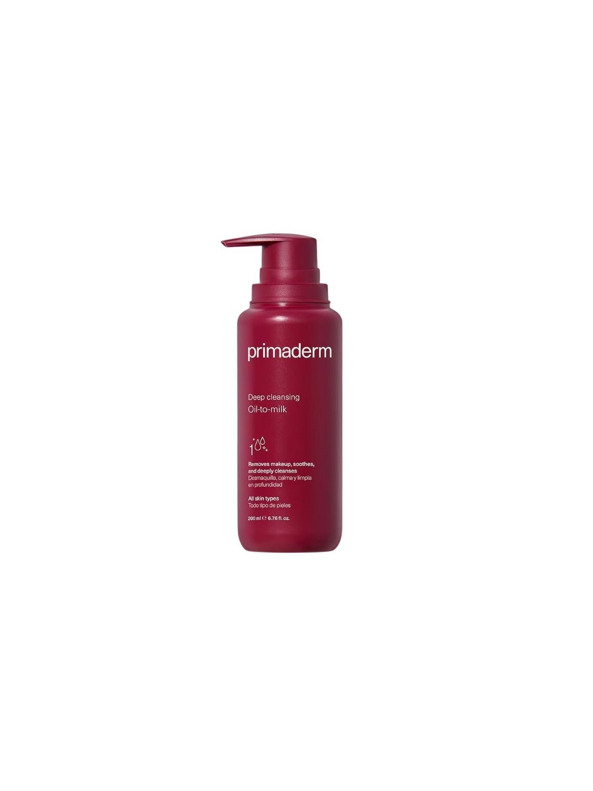 Singuladerm primaderm deep cleansing oil to milk 1 botella 200ml