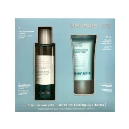 Sensilis pack hydra essence gel sorbet + desmaquillante bifásico