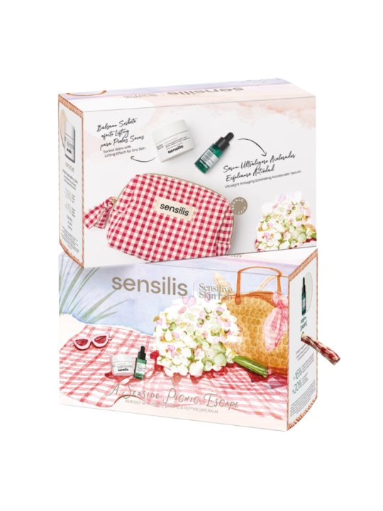 Sensilis pack a seaside picnic escape peptide AR bálsamo + prep 4 drops