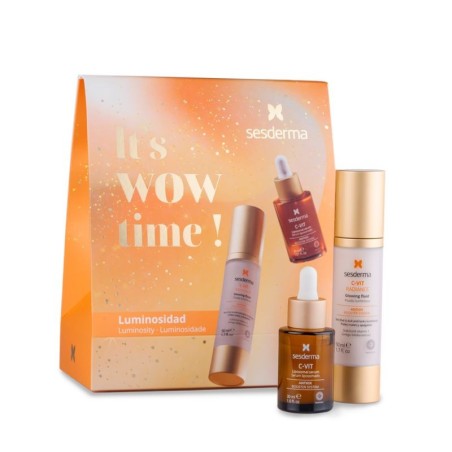 Sesderma pack luminosidad c vit radiance fluído luminoso 50ml + c vit serum liposomado 30ml
