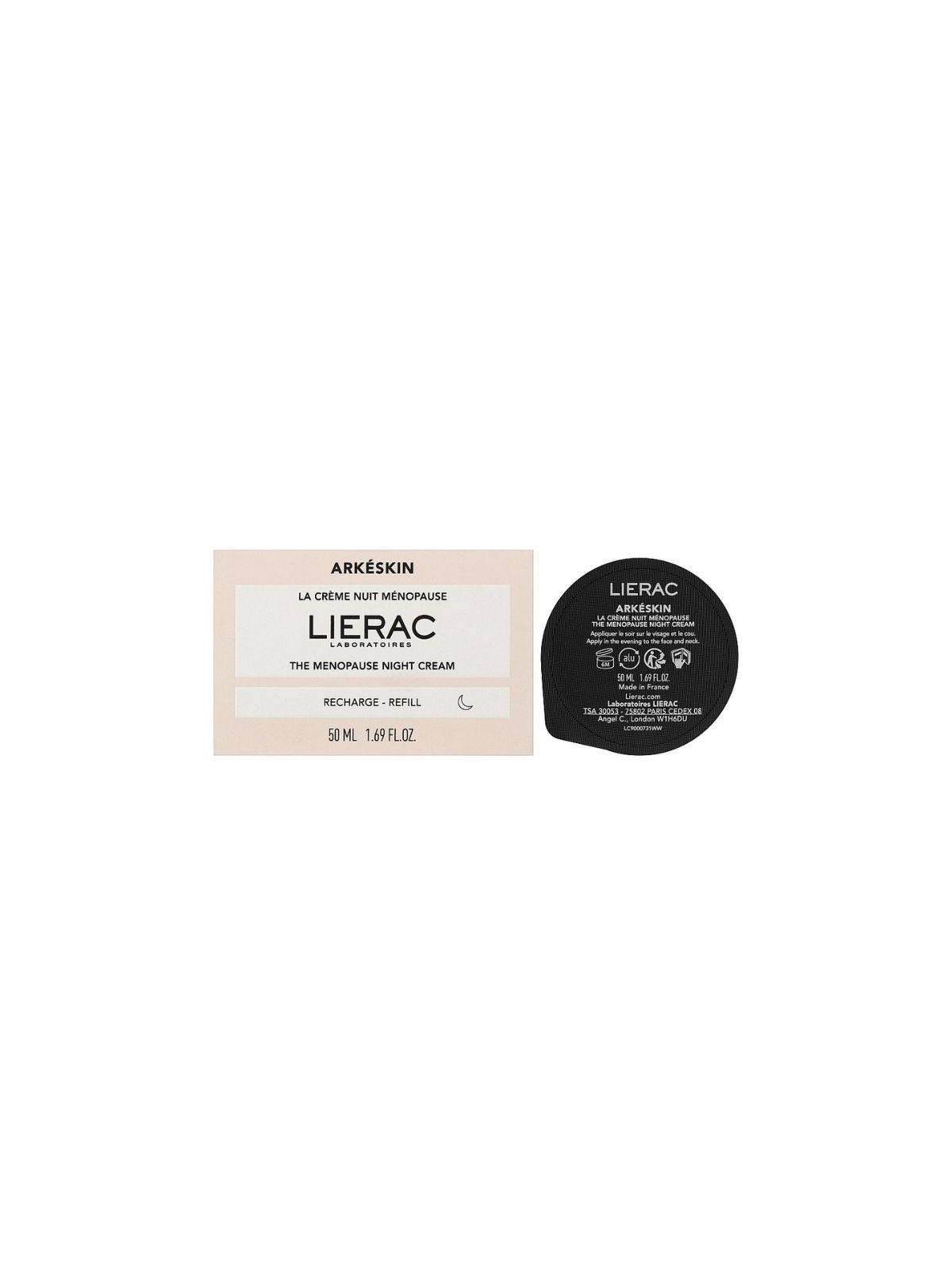 Lierac refill crema noche menopausia 50ml