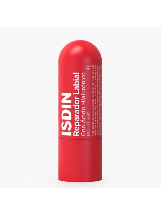 ISDIN reparador labial 1 stick 4g color rojo