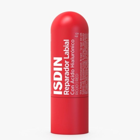 ISDIN reparador labial 1 stick 4g color rojo