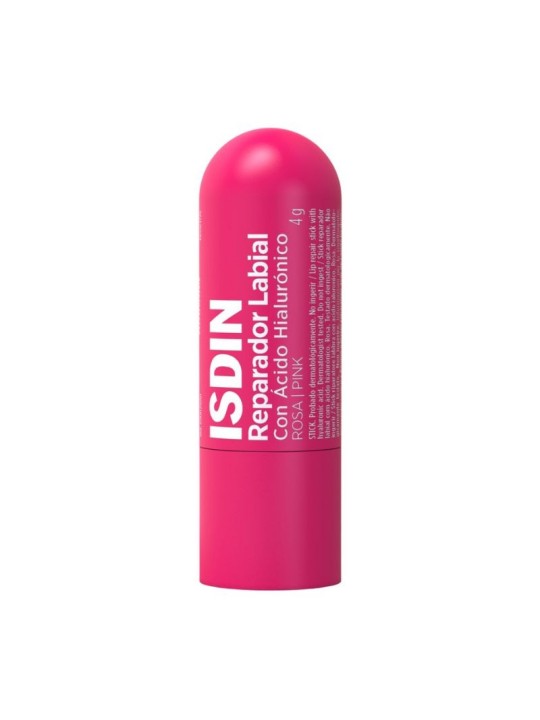 ISDIN reparador labial 1 stick 4g color rosa