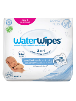Waterwipes toallitas pack 4 x 60 uds