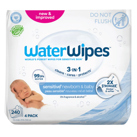 Waterwipes toallitas pack 4 x 60 uds