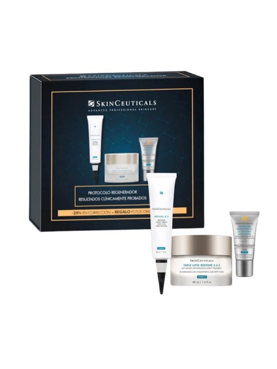 Skinceuticals cofre renovación Retinol 0.3+ triple lipid restore 2:4:2 + advanced brightening