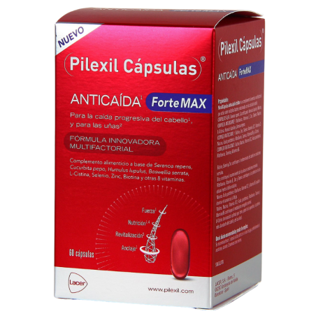 Pilexil cápsulas anticaída fortemax 60 cápsulas