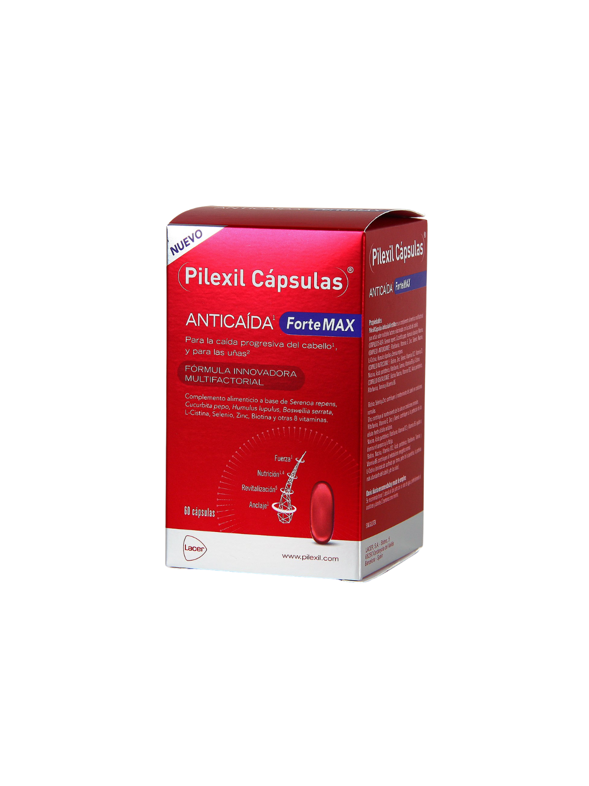 Pilexil cápsulas anticaída fortemax 60 cápsulas