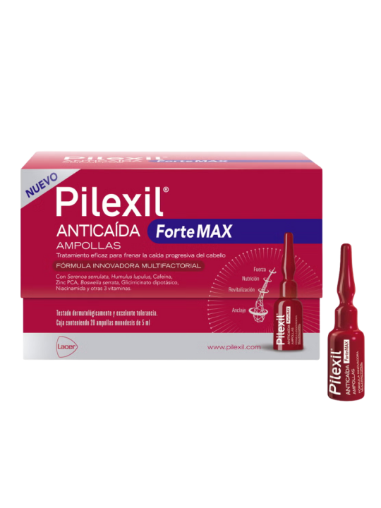 Pilexil anticaída fortemax ampollas 20 ampollas 5ml