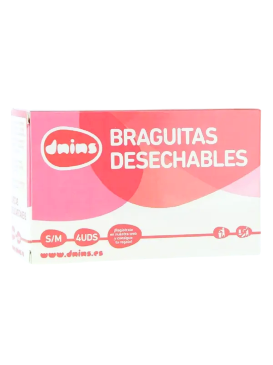 Dnins braguitas desechables Talla S/M