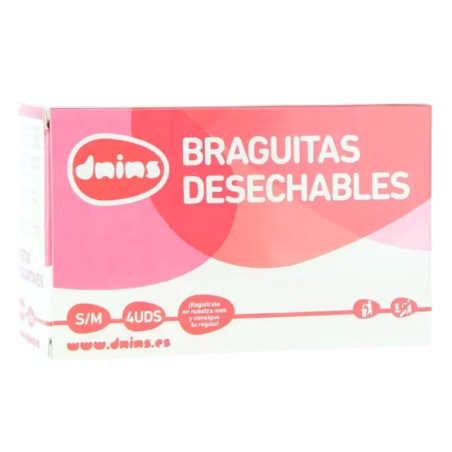 Dnins braguitas desechables Talla S/M