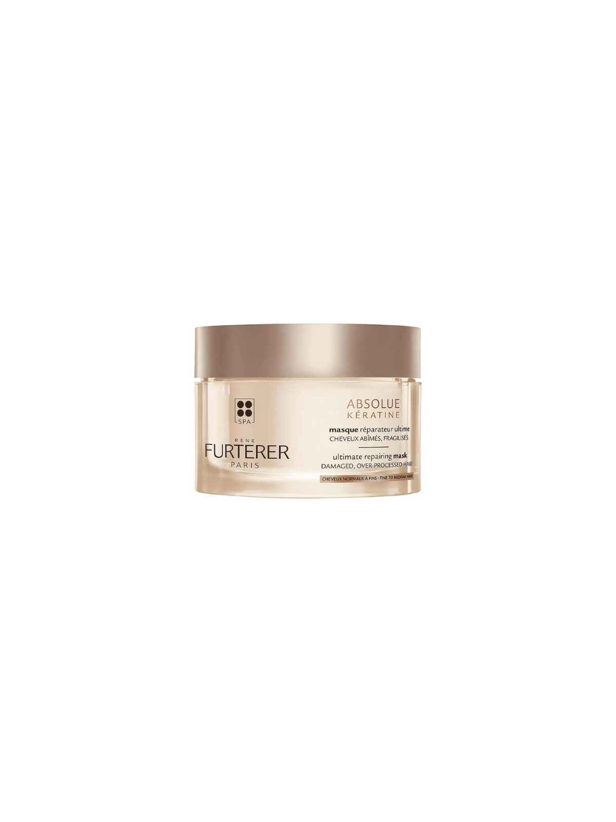 Rene Furterer absolue keratine mascarilla regeneración extrema cabellos normales a finos 1 envase 200ml