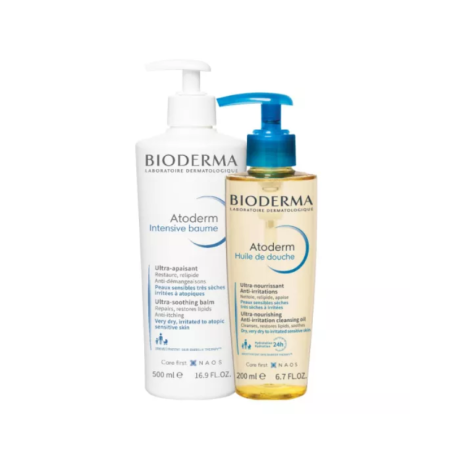 Bioderma atoderm intensive baume 200ml + atoderm aceite de ducha 500ml