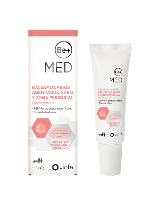 Be+ med balsamo labios agrietados 15ml