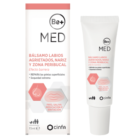 Be+ med balsamo labios agrietados 15ml