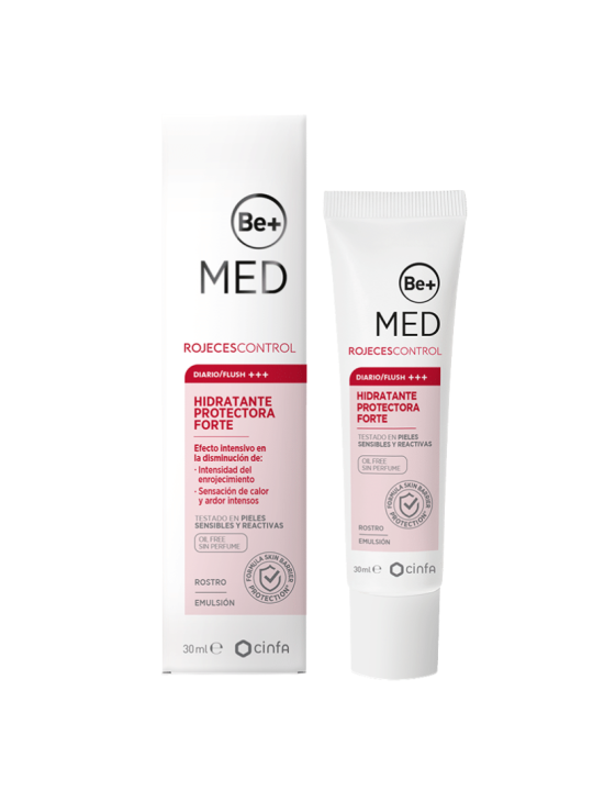 Be+ med rojeces control hidratante protectora forte 30ml