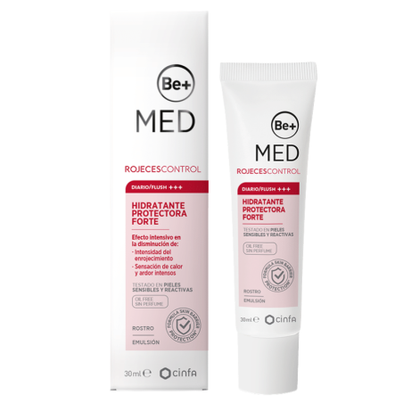 Be+ med rojeces control hidratante protectora forte 30ml