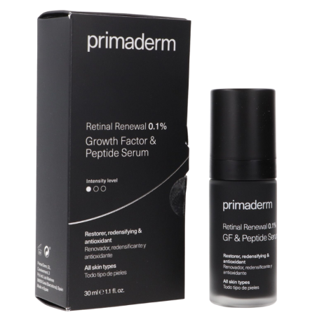 Primaderm retinal renewal 0.1% growth factor serum