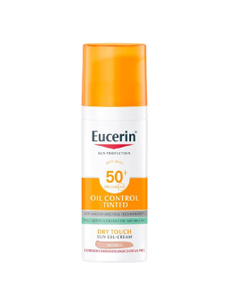 Eucerin sun protection SPF 50+ oil control tinted 1 tubo 50ml color medio