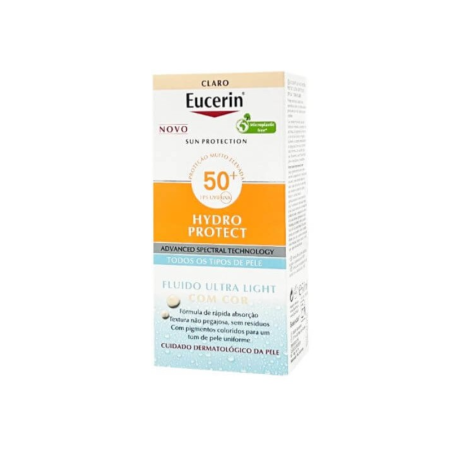 Eucerin sun hydroprotect fluido ultra light SPF 50+ 1 tubo 50ml tono claro