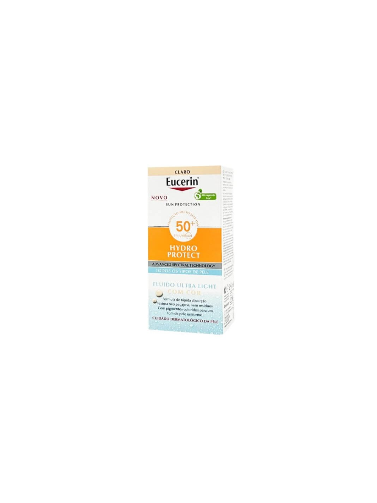 Eucerin sun hydroprotect fluido ultra light SPF 50+ 1 tubo 50ml tono claro