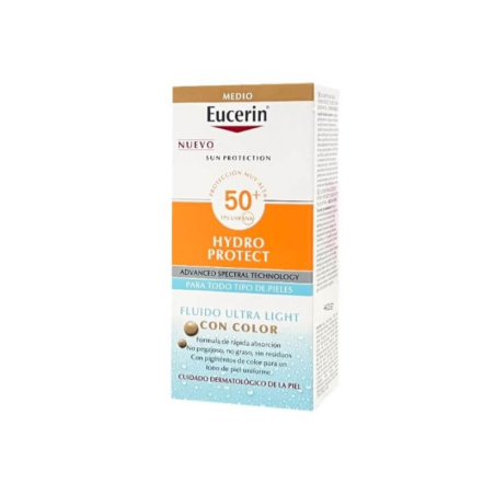 Eucerin sun hydroprotect fluido ultra light SPF 50+ 1 tubo 50ml tono medio