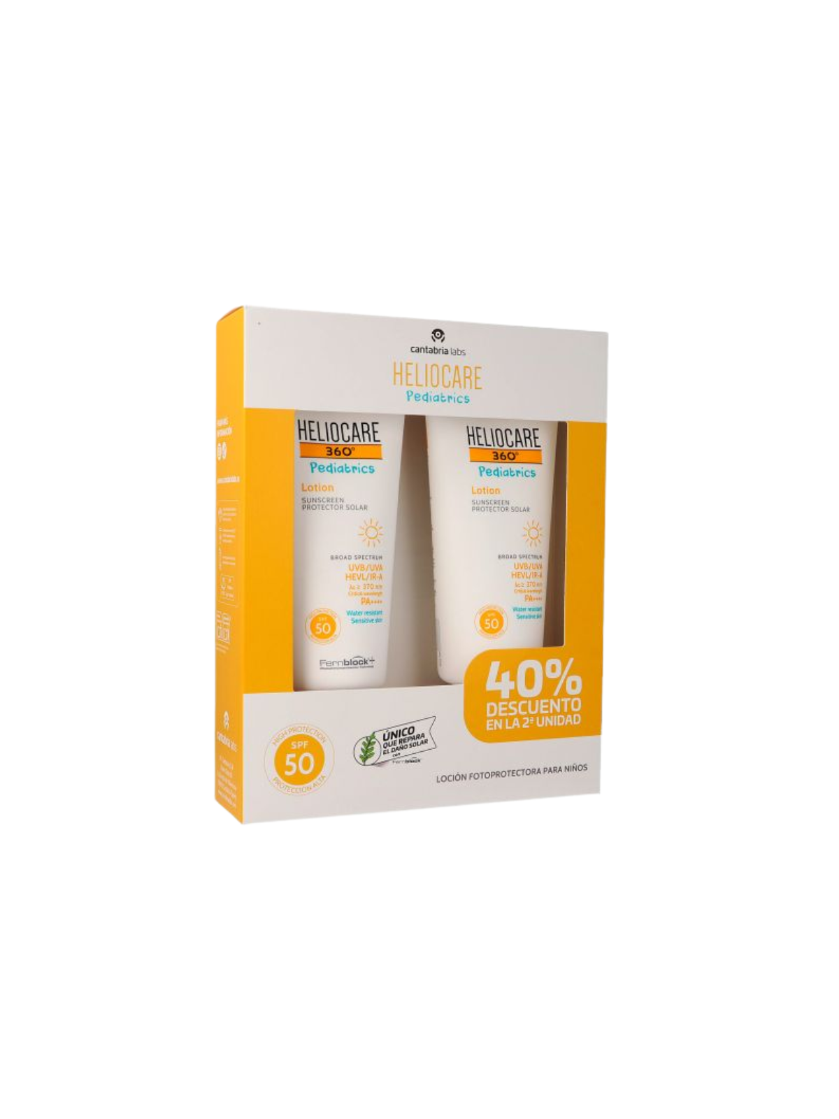 Heliocare 360º SPF 50 pediatrics loción protectora 200ml 2ªunidad 40% dto.