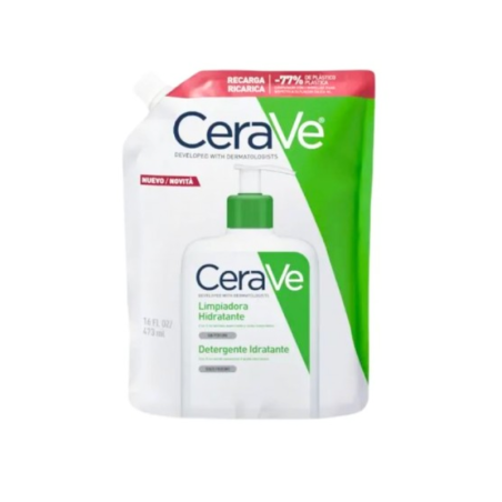 Cerave limpiadora hidratante 1 envase 473ml recarga